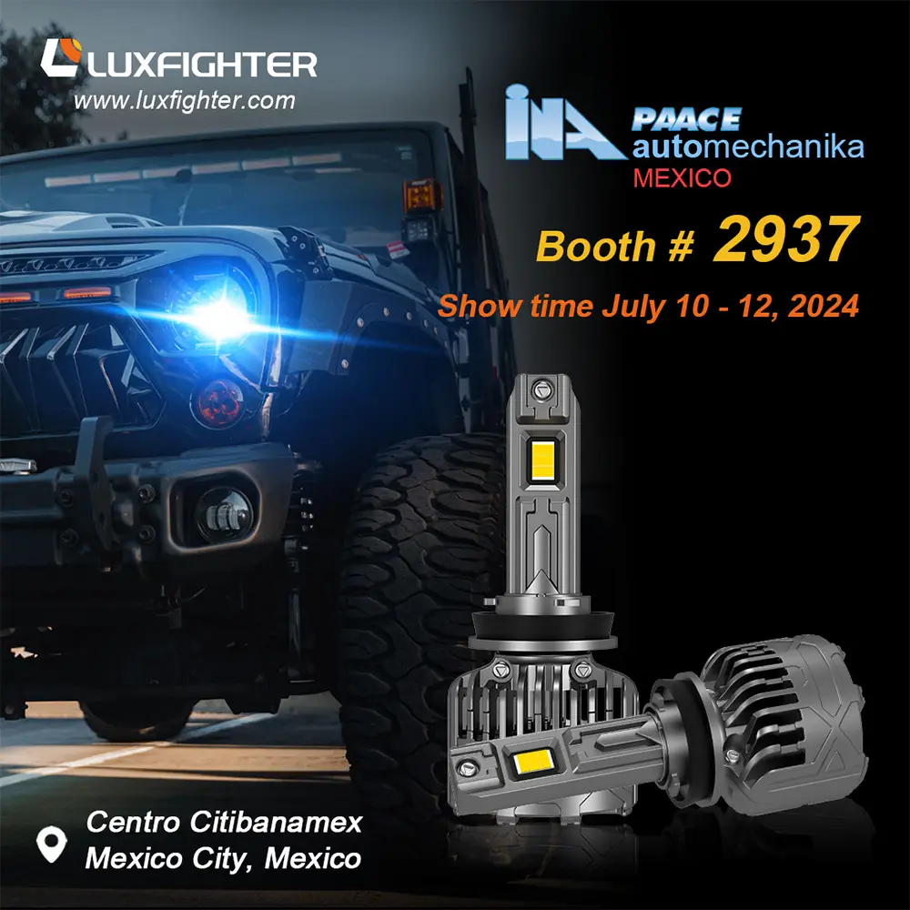 Luxflue Car LED မီး LED မီး 2024 မက္ကဆီကို Ina Paace Paace Paace Paace Paace Paace Paace