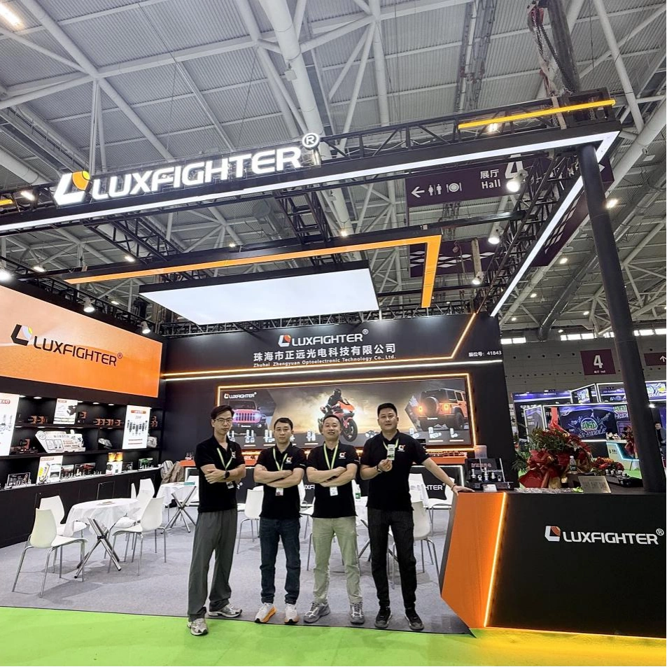 LUXFIGHTER သည် 2026 Shenzhen Jiuzhou Auto Expo တွင် ပရီမီယံ LED Lighting Solution များကို ပြသခဲ့သည်။
