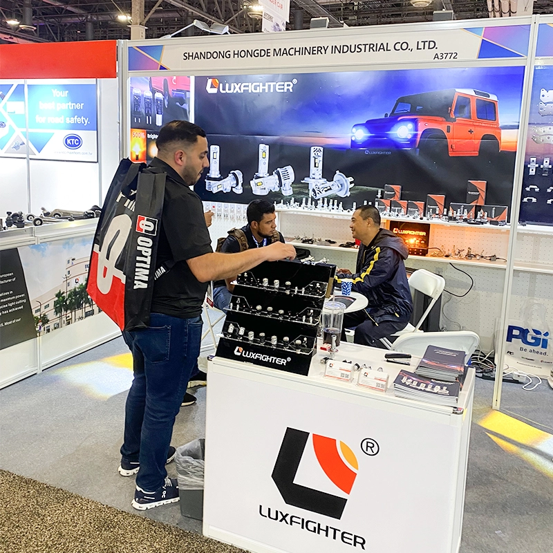 Automotive Aftermarket Products Expo တွင် LUXFIGHTER LED ရှေ့မီးများ